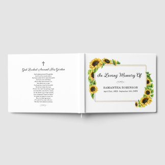 Sonnenblume In Loving Memory Gästebuch zur Erinner