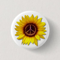 Sonnenblume Inneres Symbol für Frieden Zeichen geg