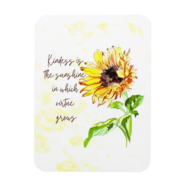 Sonnenblume Inspirationsmagazin Magnet (Vertikal)