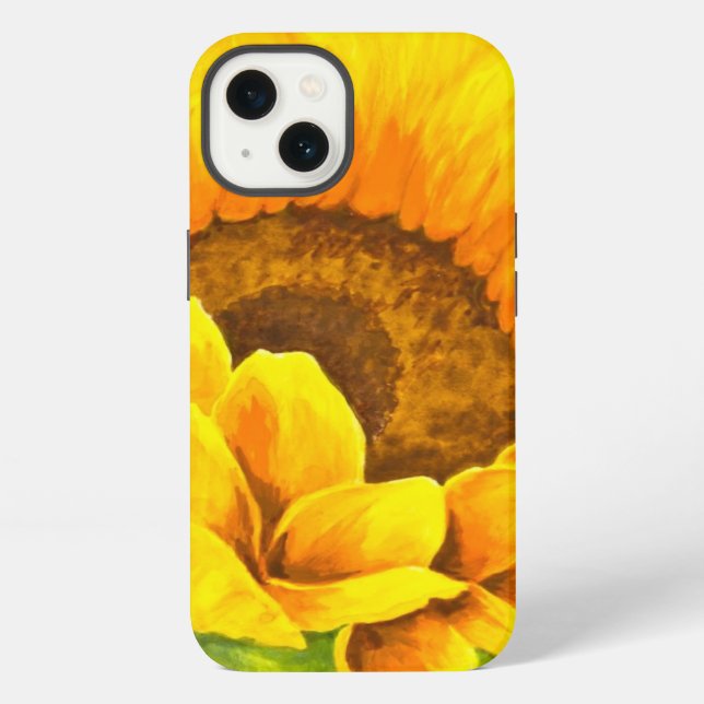 Sonnenblume iPhone Hülle (Rückseite)