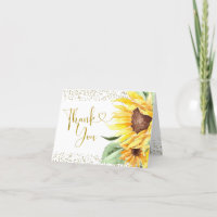 Sonnenblume ist auf dem Weg Baby Dusche Danke Kart