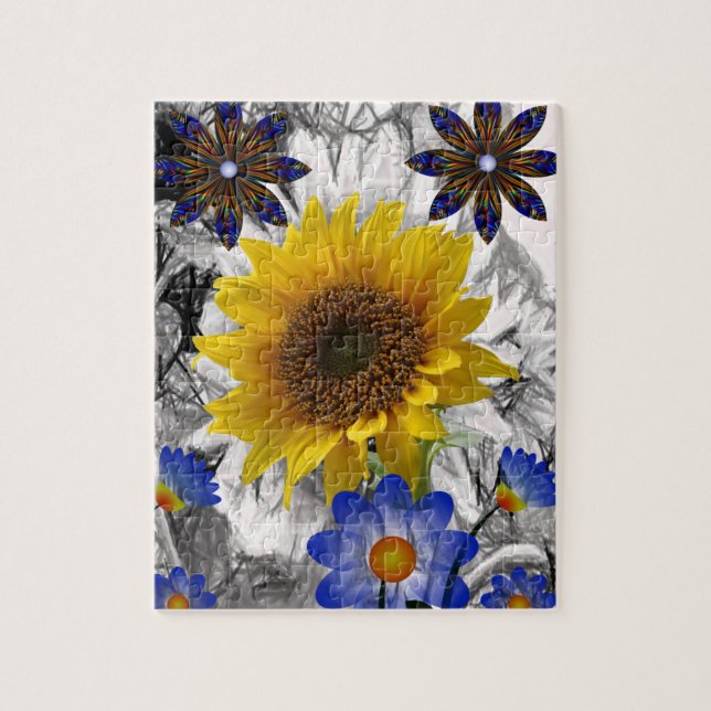 Sonnenblume Jigsaw Puzzle (Vertikal)