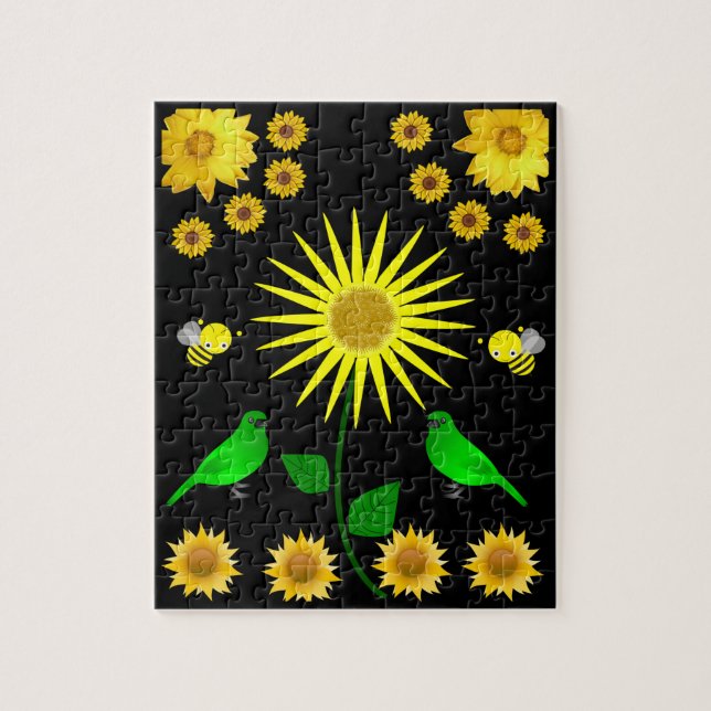 Sonnenblume Jigsaw Puzzle (Vertikal)