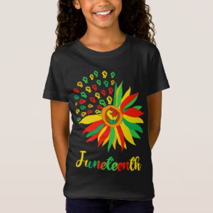 Sonnenblume Jungstzehnte mit fliegenden Fäusten Ju T-Shirt