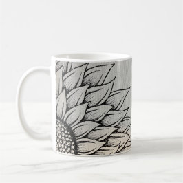 Sonnenblume Kaffeemaschine Tasse