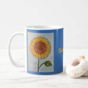 Sonnenblume Kaffeetasse