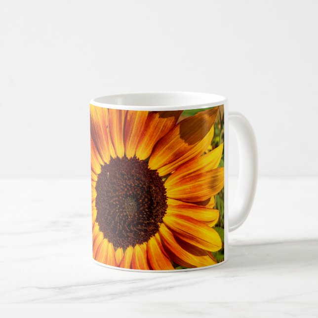Sonnenblume Kaffeetasse (VorderseiteRechts)