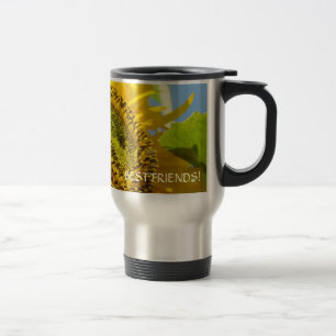SONNENBLUME Kaffeetasse Geschenk BESTE FREUNDE! Ge