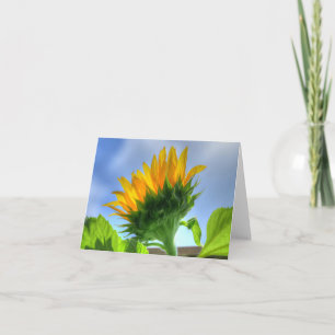 Sonnenblume Karte
