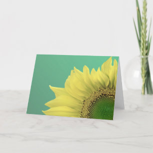 Sonnenblume Karte