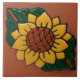 Sonnenblume-Keramik-Foto-Fliese Fliese (Vorderseite)
