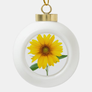 Sonnenblume Keramik Kugel-Ornament