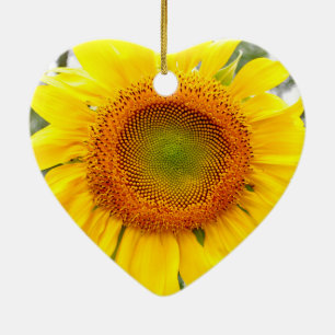 Sonnenblume Keramik Ornament