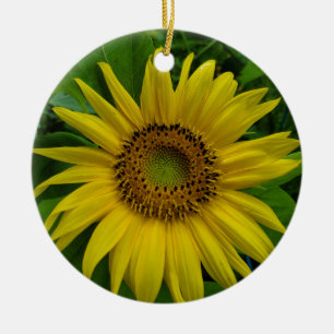 Sonnenblume Keramik Ornament