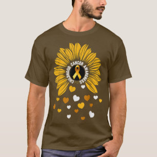 Sonnenblume Kinder Krebs Bewusstsein Band 3534 T-Shirt