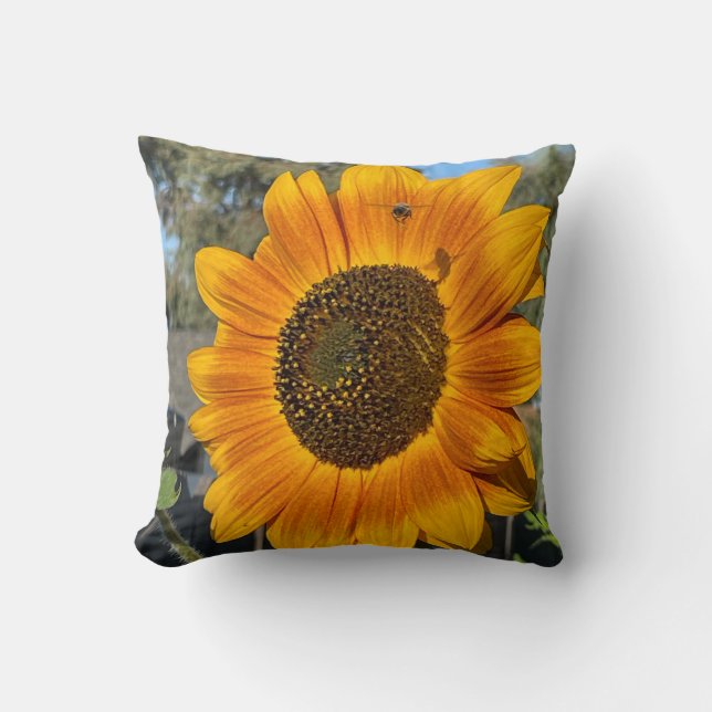 Sonnenblume Kissen (Vorderseite)