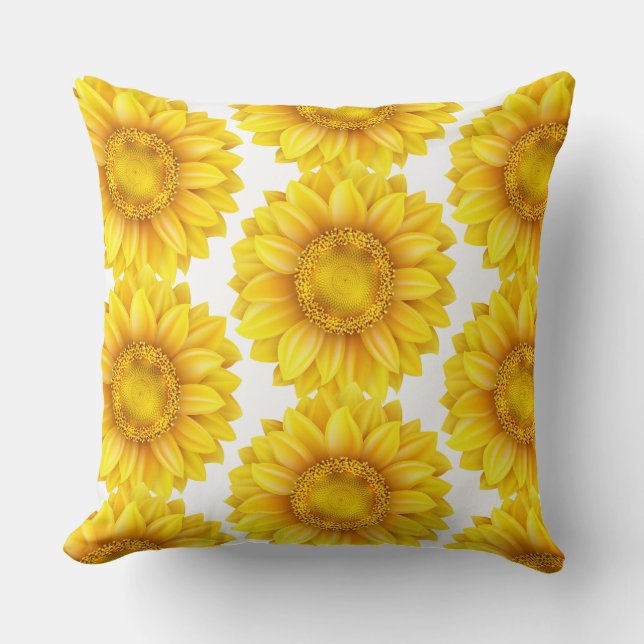 Sonnenblume Kissen (Vorderseite)