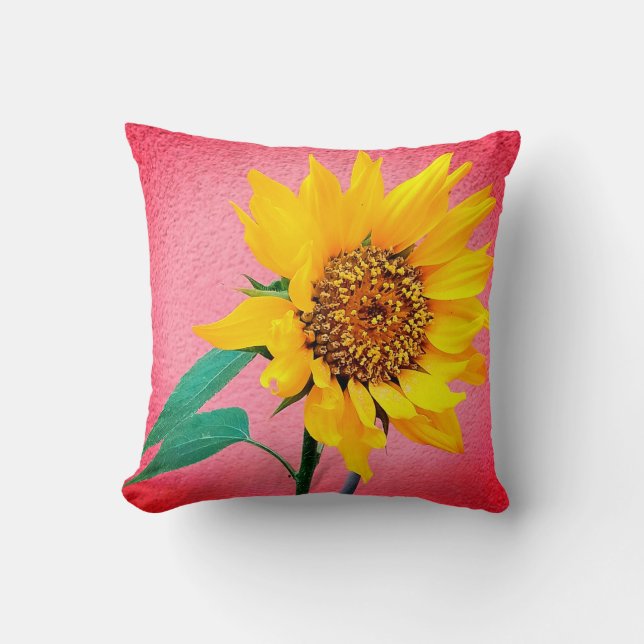 Sonnenblume Kissen (Vorderseite)