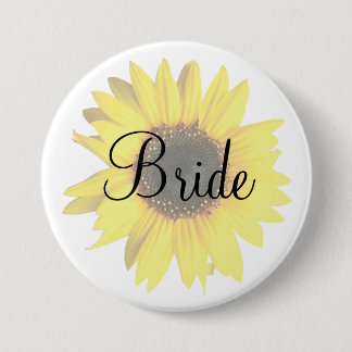 Sonnenblume-Knopf Button