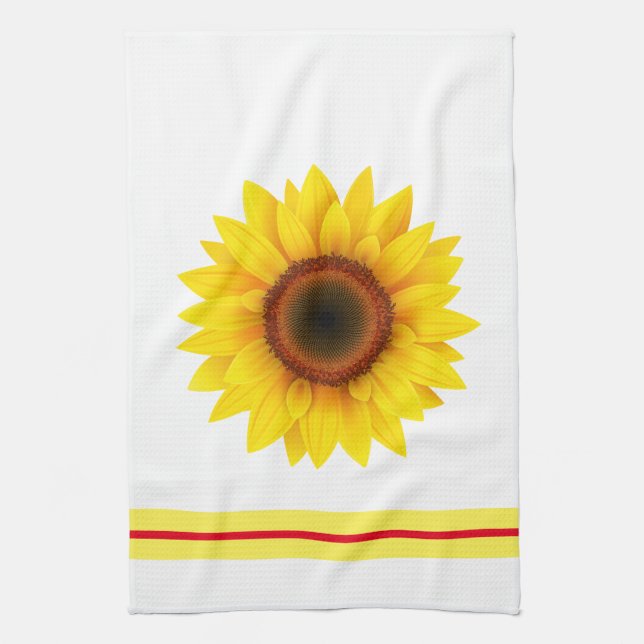 Sonnenblume Küchentuch (Vertikal)
