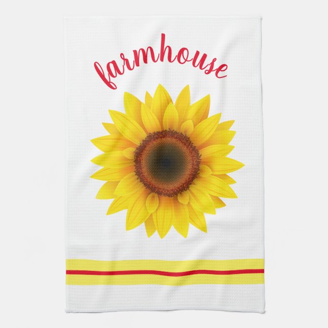 Sonnenblume Küchentuch (Vertikal)