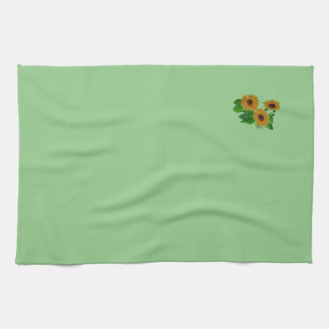 Sonnenblume Küchentücher (Horizontal)