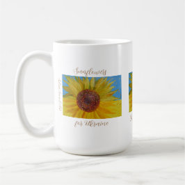Sonnenblume Künstlerisch gestrichene Tasse