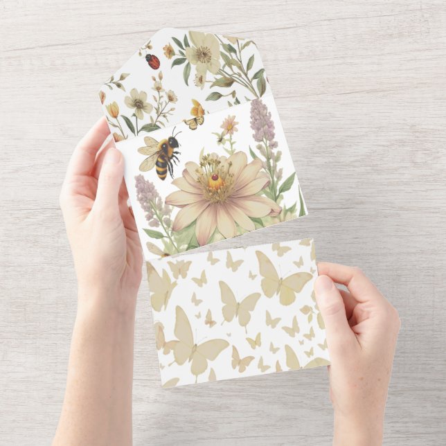 Sonnenblume lächelt Begrüßung Einladung (Abreißtisch)
