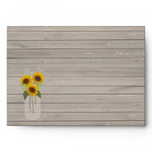 Sonnenblume Land Wood Mason Jar Wedding