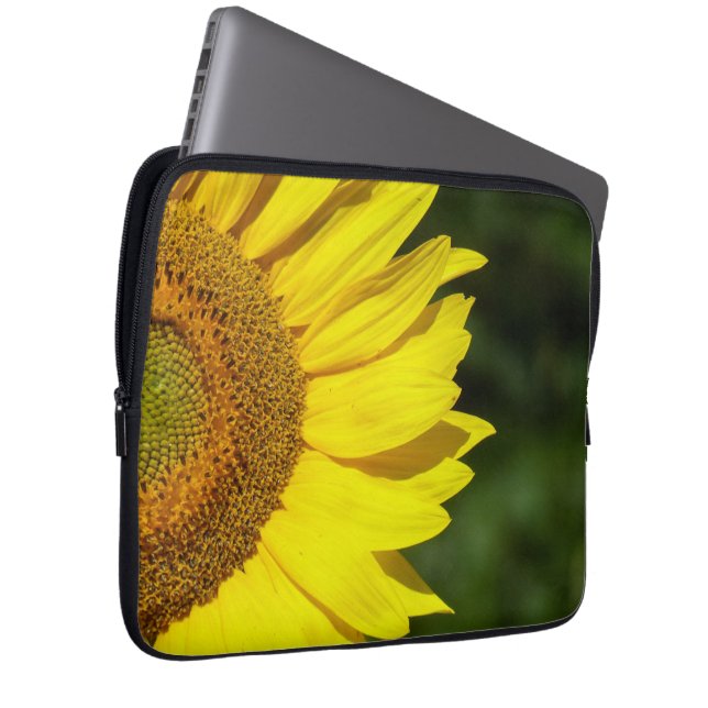 Sonnenblume Laptopschutzhülle (Vorne Rechts)