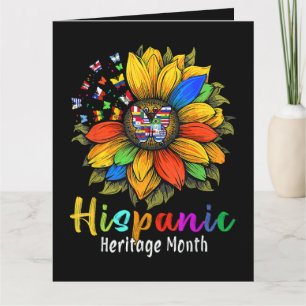 Sonnenblume Lateinamerikanische Länder Hispanic He Karte