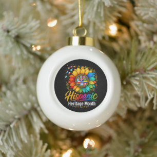 Sonnenblume Lateinamerikanische Länder Hispanic He Keramik Kugel-Ornament