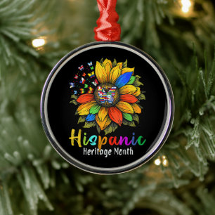 Sonnenblume Lateinamerikanische Länder Hispanic He Ornament Aus Metall