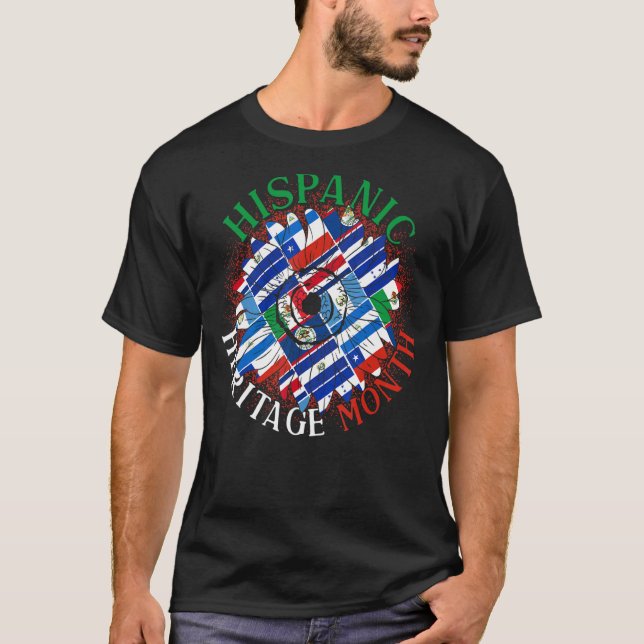 Sonnenblume Latino Pride Hispanic Erbe Monat T-Shirt (Vorderseite)