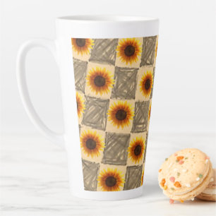 Sonnenblume Latte Tasse