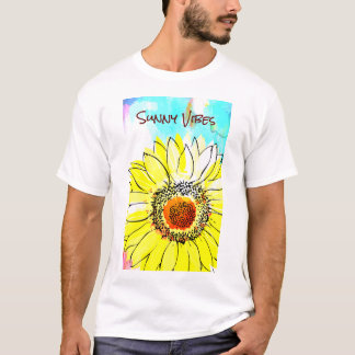 Sonnenblume, lebendig T-Shirt
