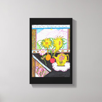 Sonnenblume-Leinwand Leinwanddruck