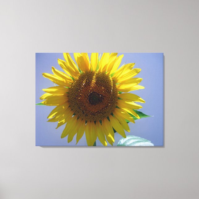 Sonnenblume-Leinwand Leinwanddruck (Vorderseite)