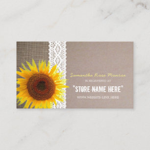 Sonnenblume-Leinwand-u. Begleitkarte