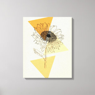 Sonnenblume leinwanddruck