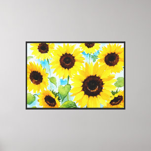 Sonnenblume Leinwanddruck