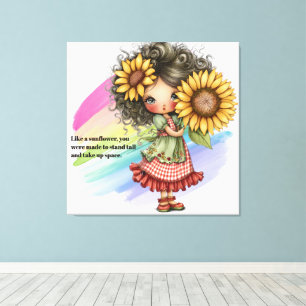 Sonnenblume Leinwanddruck