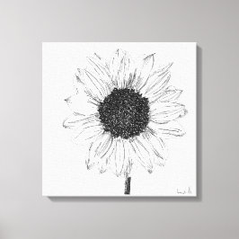 Sonnenblume Leinwanddruck