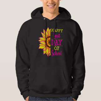 Sonnenblume Letzter Schultag Lehrer Ende Jahr vor Hoodie