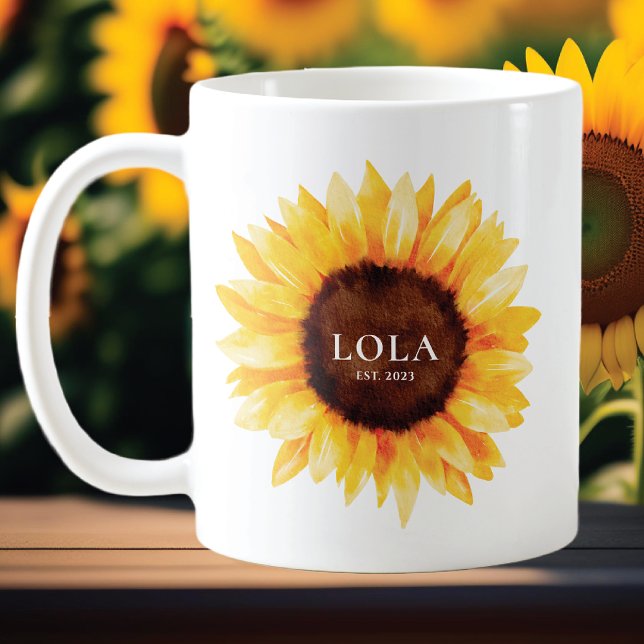 Sonnenblume Lola Kaffeetasse (Von Creator hochgeladen)