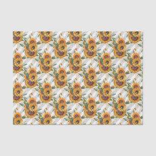 Sonnenblume Lover Bee Honeycomb Muster Seidenpapier