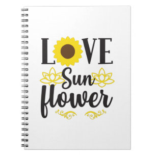 Sonnenblume Lover Liebe Sonnenblumen Notizblock