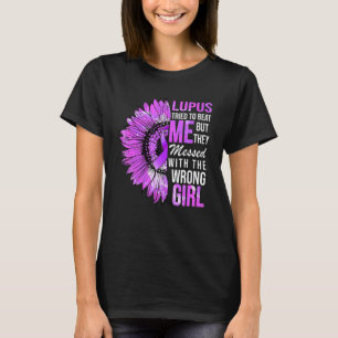 Sonnenblume Lupus verrät mit dem falschen Mädchen T-Shirt