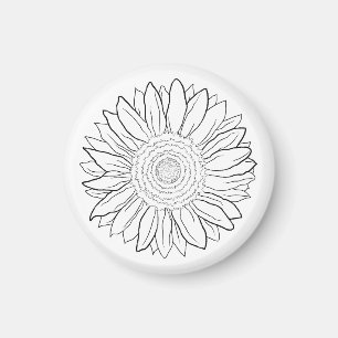 Sonnenblume Magnet
