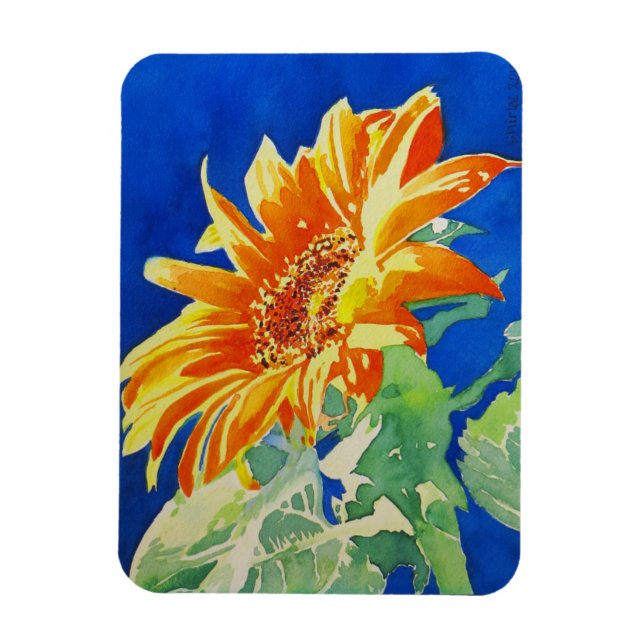 Sonnenblume Magnet (Vertikal)